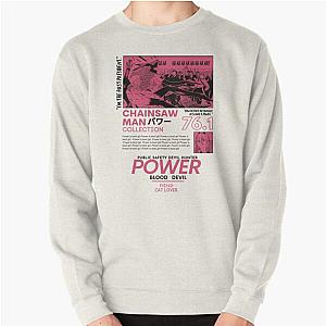 Chainsaw Man Sweatshirts - Chainsaw Man Power Devil Streetwear Pullover Sweatshirt RB0908 #555870