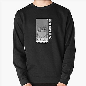 Chainsaw Man Sweatshirts - Makima Chainsaw Man Manga (Black) Pullover Sweatshirt RB0908 #555883