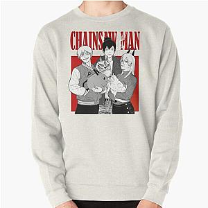 Chainsaw Man Sweatshirts - Chainsaw Links - Chainsaw Man - Denji Aki Power  Pullover Sweatshirt RB0908 #555881