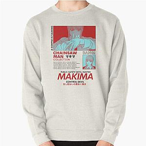 Chainsaw Man Sweatshirts - Makima Red - Chainsaw Man Pullover Sweatshirt RB0908 #555871