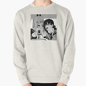 Chainsaw Man Sweatshirts - Chainsaw Man power and Kobeni Pullover Sweatshirt RB0908 #555909