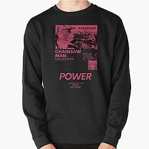 Chainsaw Man Sweatshirts - Chainsaw Man Power Devil Streetwear Classic Pullover Sweatshirt RB0908 #555908