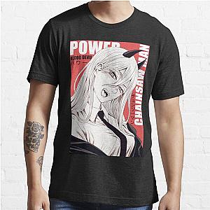 Chainsaw Man T-Shirts - Power  - Chainsaw Man Essential T-Shirt RB0908 [ID555991] [ID555991] #555991
