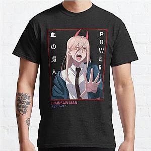 Chainsaw Man T-Shirts - POWER - CHAINSAW MAN Classic T-Shirt RB0908 [ID556015] [ID556015] #556015