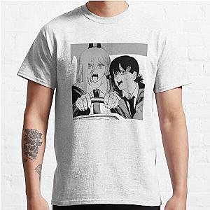 Chainsaw Man T-Shirts - Chainsaw Man power and Kobeni Classic T-Shirt RB0908 [ID556008] [ID556008] #556008