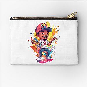 Chance the rapper cartoon pouch