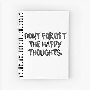 Same Chance the Rapper Lyric B&W Spiral Notebook