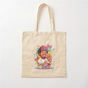 Chance the Rapper Cartoon Cotton Tote Bag