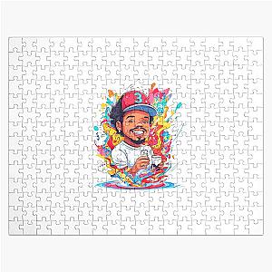 Chance the Rapper as Cartoon Jigsaw Puzzle