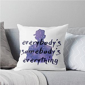 Everybody's Something Chance the Rapper Lyric Throw Pillow