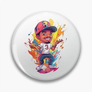 Chance the Rapper as a Cartoon Pin