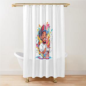 Chance the Rapper Cartoon Shower Curtain