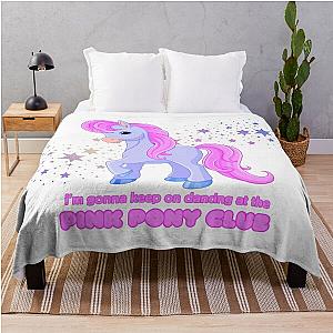 Pink Pony Club Chappell Roan The Rise and Fall of a Midwest Princess Throw Blanket