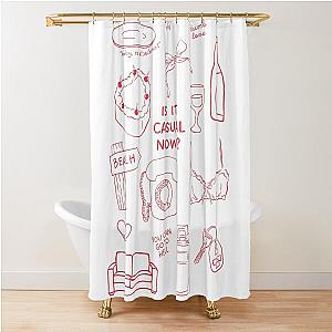 Casual T-Shirt Chappell Roan Shower Curtain