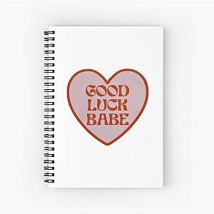 Chappell Roan Good Luck Babe Spiral Notebook