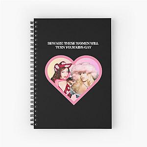 Beware These Women Renee Rapp Chappell Roan Spiral Notebook