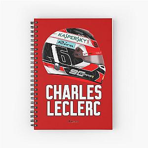 Charles Leclerc 2019 helmet Big Name Spiral Notebook