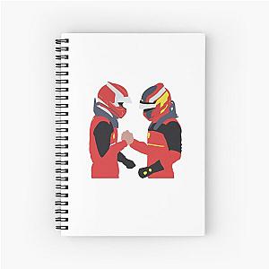 Charles Leclerc & Carlos Sainz Spiral Notebook