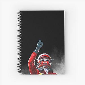 Charles Leclerc Digital Drawing Spiral Notebook