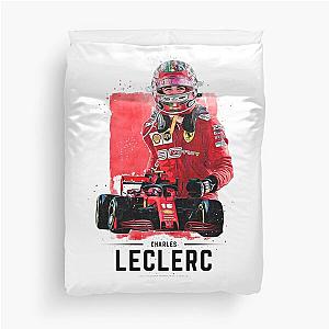 Charles Leclerc & Formula 1 2020 Car Duvet Cover