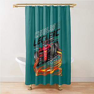 charles leclerc 8 Shower Curtain