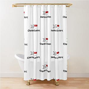 Charles Leclerc F1   Shower Curtain