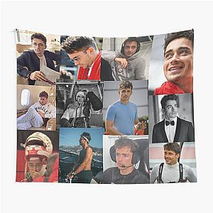 Charles Leclerc picture collage Tapestry