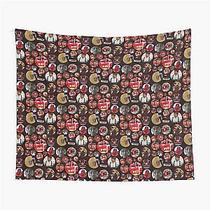 Charles Leclerc bubble collage Tapestry