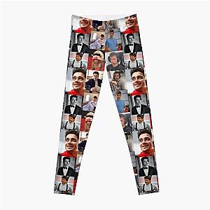 Charles Leclerc picture collage Leggings