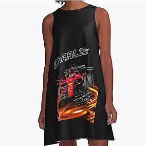 charles leclerc 8 A-Line Dress