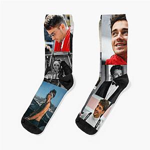 Charles Leclerc picture collage Socks