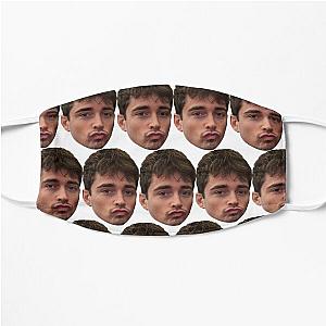 Charles Leclerc kissy face Flat Mask