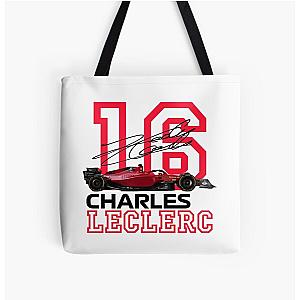 Charles Leclerc 16 All Over Print Tote Bag