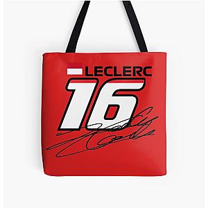 Formula 1 Charles Leclerc 16 All Over Print Tote Bag