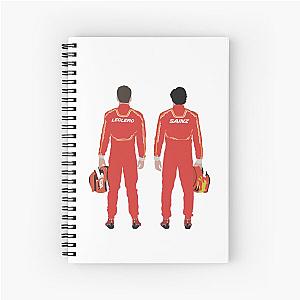 Charles Leclerc & Carlos Sainz Spiral Notebook