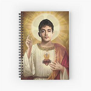 Charles Leclerc God Spiral Notebook