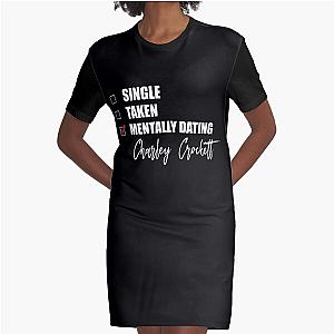 Mentally Dating Charley Crockett  Graphic T-Shirt Dress