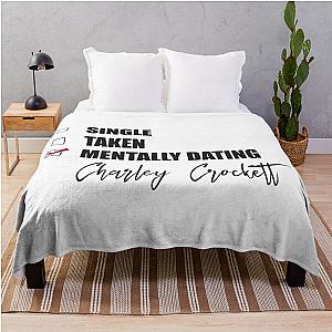 Mentally Dating Charley Crockett Throw Blanket