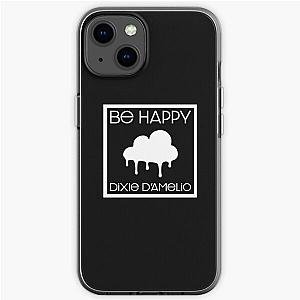 Charli D’Amelio Cases - Dixie D'Amelio Be Happy 1 iPhone Soft Case RB1602