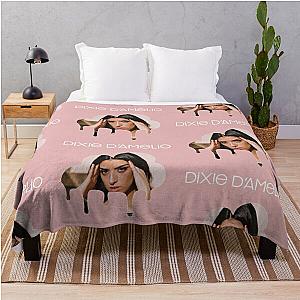 Charli D’Amelio Blanket - Dixie D'Amelio Logo 2 Throw Blanket RB1602