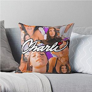 Charli D’Amelio Pillows - Charli D'Amelio collage Throw Pillow RB1602