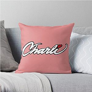 Charli D’Amelio Pillows - Charli D'Amelio Logo Throw Pillow RB1602