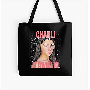 Charli D’Amelio Bags - Charli D'amelio All Over Print Tote Bag RB1602