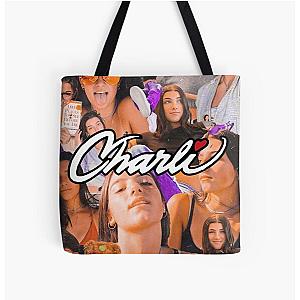 Charli D’Amelio Bags - Charli D'Amelio collage All Over Print Tote Bag RB1602