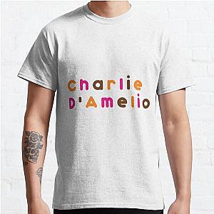 Charli D’Amelio T-Shirts - Charlie D'Amelio Classic T-Shirt RB1602