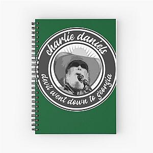 Charlie Daniels Devil Went Down To Georgia Band Songs America Death Legend Usa Fans The Charlie Daniels Band Discography Retro Ventage  Spiral Notebook