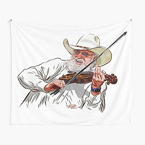 Charlie Daniels - An illustration by Paul Cemmick Tapestry