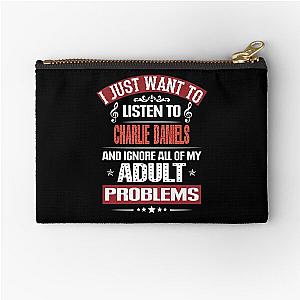 Charlie Daniels Mugs Tee For Boys Vinatage Women's Retro Trending Graphic Zipper Pouch