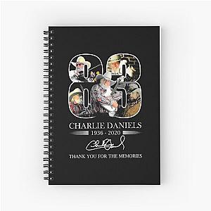 Remembering Charlie Daniels 1936 2020 Spiral Notebook