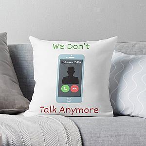 We Don't Talk Anymore - Charlie Puth & Selena Gomez Nine Track Mind Throw Pillow